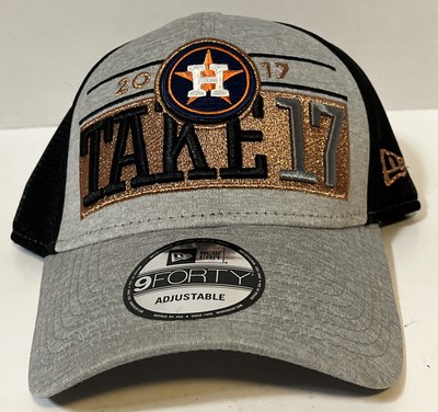 Houston Astros Take 17 Hat Cap 2017 Postseason New Era 9Forty Mesh Snapback MLB