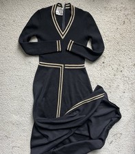 World Knits Womens 12 / L Wool Blended Hong Kong Back Zip Premium Sheath Dress