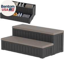 Plastic Hot Tub Steps with Storage, Spa Steps...