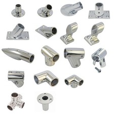 Relingsbeschl&auml;ge Reling Boot Verbinder Relingsfu&szlig;  22 MM Reling Edelstahl V4A