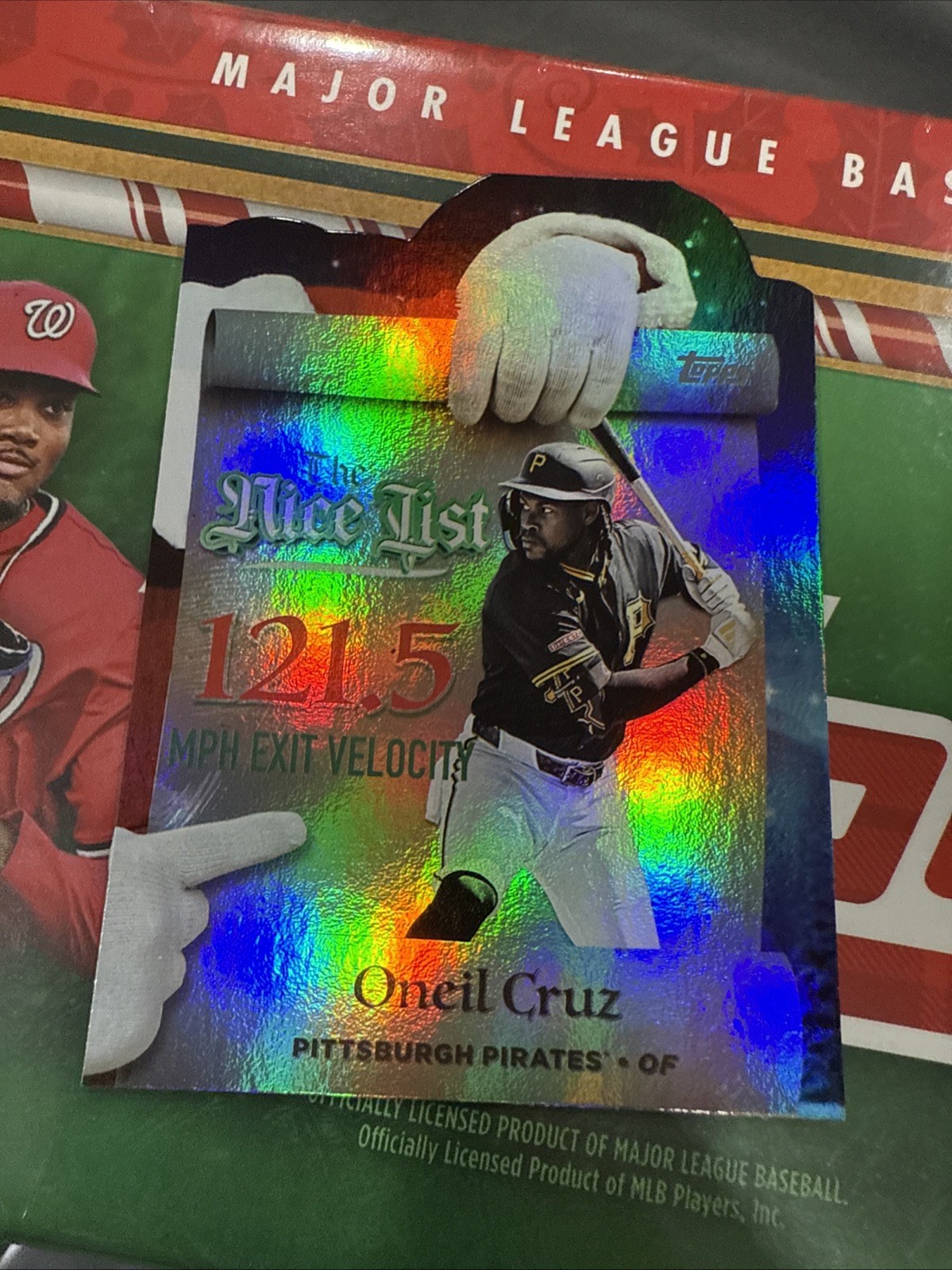 Oneil Cruz #MNL-19 Baseball Cards 2025 Topps Holiday Making The Nice List trading card — raw and PSA graded price guide
