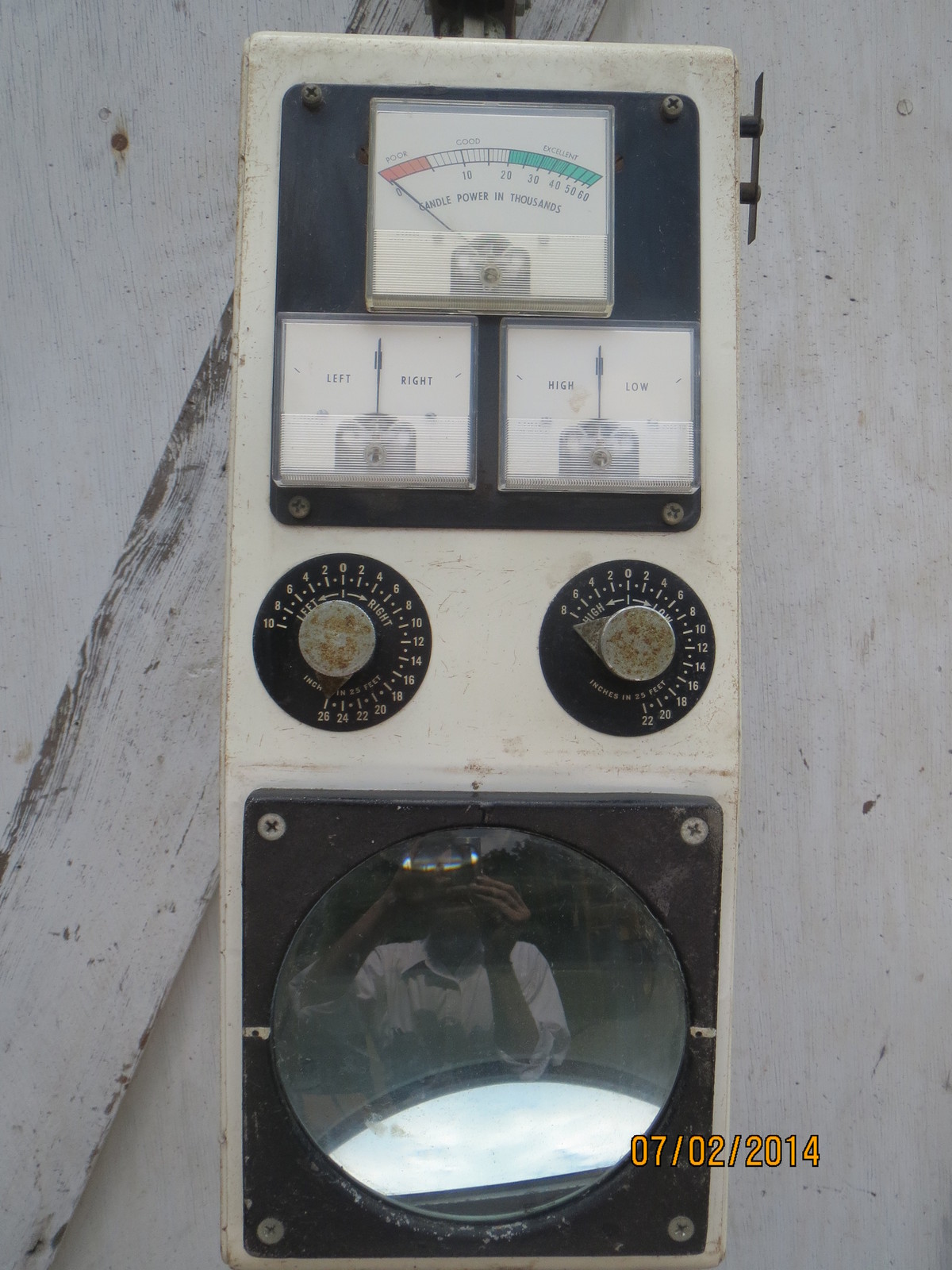 WEAVER -STEWART WARNER Headlight Tester 3151-3150 - IDENTICLE TO WX-50-51