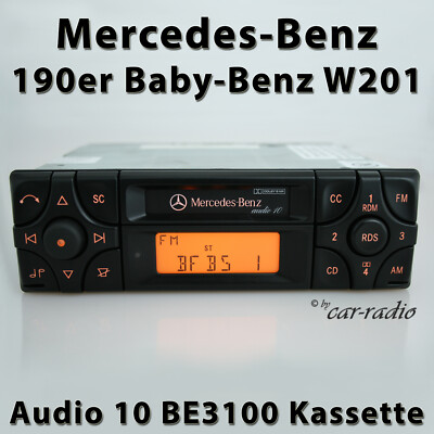 #ad #ad Original Mercedes 190er Radio Audio 10 BE3100 Becker Kassettenradio C Klasse EUR 215.99