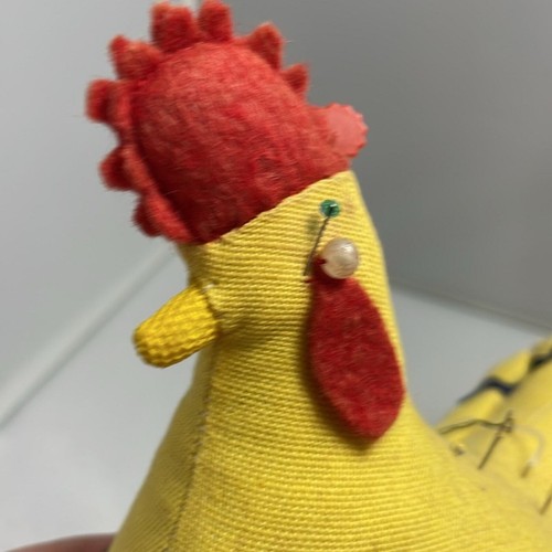 Hand Made Vintage Chicken Pin Cushion Country Farm Decor - Photo 3/8