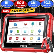 2025 Launch X431 Pro Elite V + Bidirectional Car Diagnostic Scanner ECU Coding