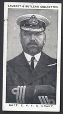 LAMBERT & BUTLER - NAVAL PORTRAITS (50) - #50 CAPT E P F G GRANT
