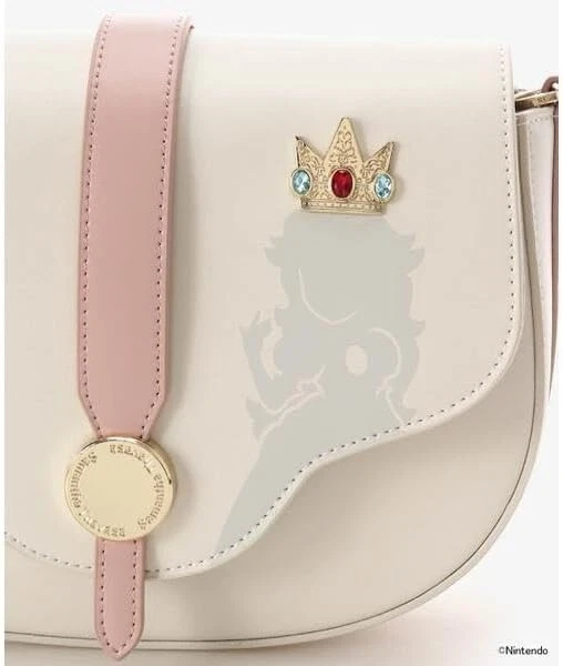 Bolso de Hombro Samantha Thavasa COLECCIÓN PRINCESA MELOCOTÓN Corte Flor W21.5cm 8.5" Foto 2 de 4