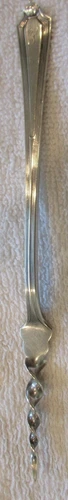 Plymouth Gorham Sterling Silver spiral twist butter pick