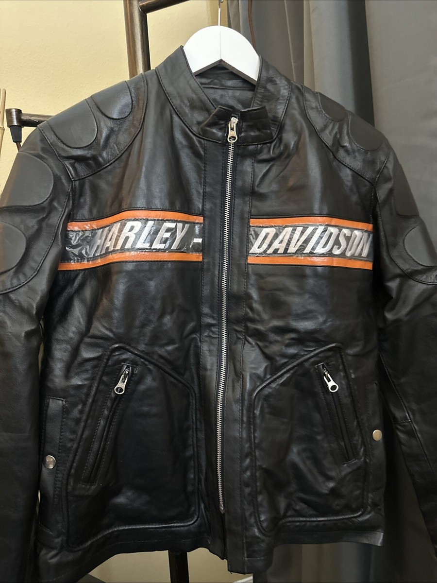 Harley Davidson Men's Motorcycle Biker Jacket HD Bill Goldberg