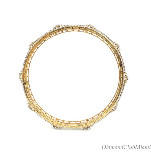 Brazalete brazalete de oro 18 quilates diamante de 8,50 quilates 18,7 gramos - Imagen 6 de 11