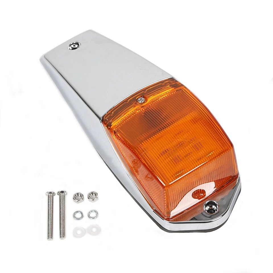 5 PCS 31LED Amber Marker Lights For Peterbilt Kenworth Freightliner Top Roof Cab Foto 4 de 4
