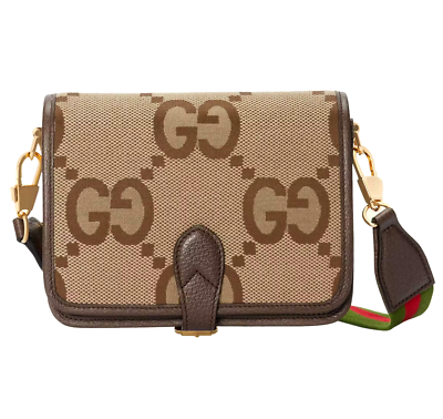 【GUCCI】 JUMBO GG CANVAS SHOULDER BAG GUCCI Jumbo GG Canvas Shoulder Bag | eBay