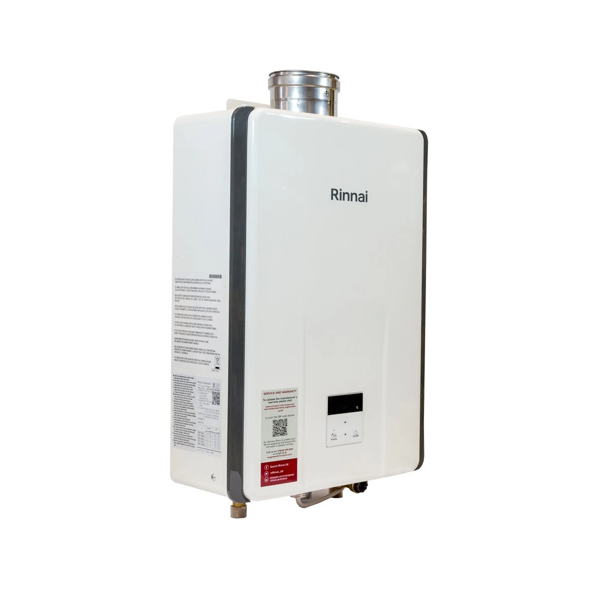 Rinnai 17i Infinity LPG 17L Water Heater u0026amp; Vertical Flue Kit Static  Caravan | eBay
