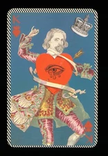 Transformation playing card Christian Lacroix King of Hearts Q70d