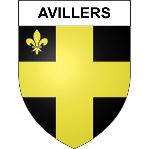 Autocollant Blason De La Ville De Merviller (54) - Sticker écusson Adhésif, Neuf, Fabriqué En France