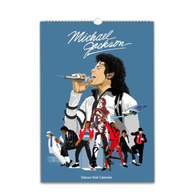 Michael Jackson Full Photo 2025/26 personalised Calendar choose start month