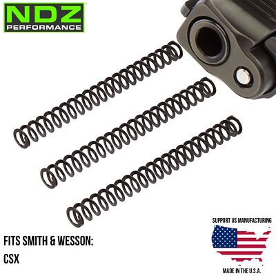 NDZ Smith & Wesson CSX ISMI Recoil Springs Chrome Silicon Stock