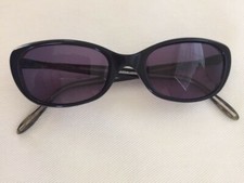 Morgenthal Frederics DELIA Sunglasses Sterling Silver trim.