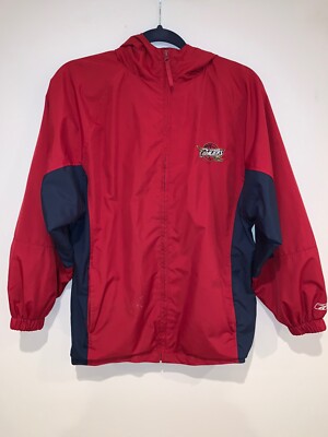 Reebok Boys L (14-16) Embroidered Windbreaker Cleveland Cavs Red & Blue - Logos