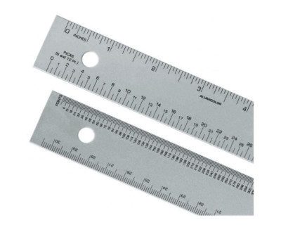 Alumicolor 12" Aluminum Ruler (4240-1) (647020424012)