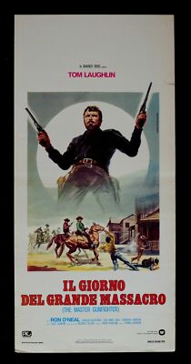 L75 LOCANDINA IL GIORNO DEL GRANDE MASSACRO TOM LAUGHLIN THE MASTER  GUNFIGHTER | eBay