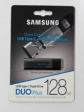 New Samsung DUO Plus 128GB USB 3.1 Flash Drive MUF-128DB/AM
