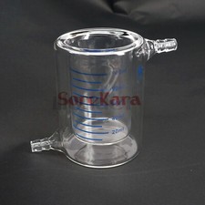 100ml Jacketed Borosilicate Glass Beaker Double Layer Beakerfor Photocatalytic