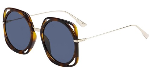 小物 Dior soreal sunglasses eyewear gold CHRISTIAN DIOR SOREAL Gold Marble Blue Mirrored Sunglasses