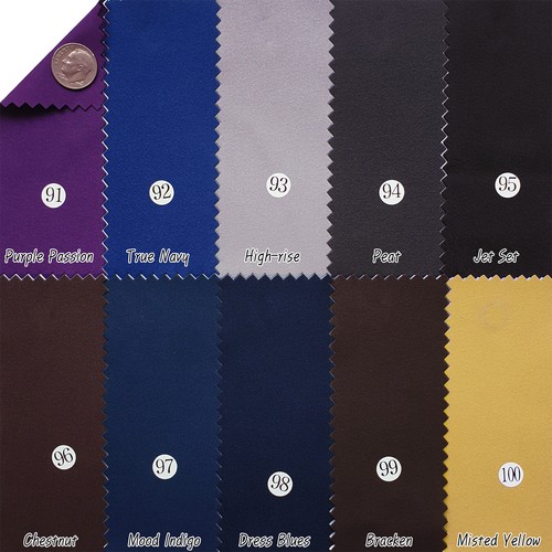 DOUBLE SIDE POLYESTER DUAL SKIN ULTRASUEDE DOESKIN CLOTHES JACKETS APPARELS 54'W - Picture 344 of 363