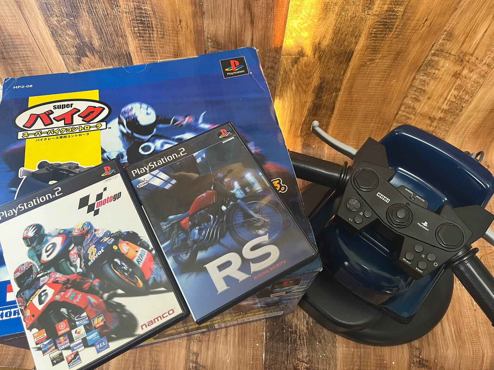 値下げ 【希少】スーパーバイクコントローラ (PS兼用 値下げ 【希少】スーパーバイクコントローラ (PS兼用