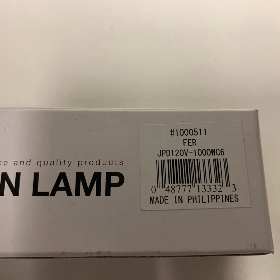 Ushio BC1643 1000511 - FER - Stage & Studio - T6-1000W - 120V - R7s Base - 3200K - Image 4 of 4