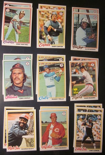 1978 Topps Baseball Pick Choose Complete Your Set(1-250) NM, NM/MT - Updated - Picture 124 of 249