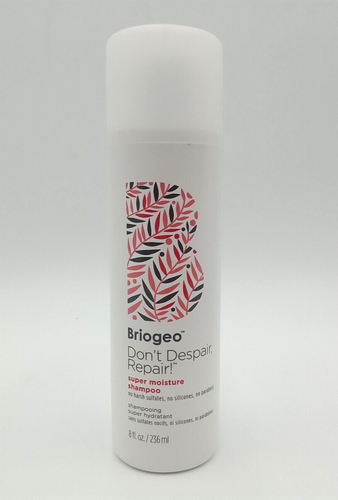 Briogeo Don't Despair, Repair! Super Moisture Shampoo, 8 fl oz, NEW/NO SEAL