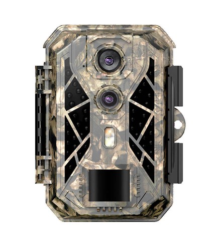 Dual Trail Camera Twin Lens Hunting Outdoors 128GB 32MP UHD 4K Night Vision PIR - 第 8/12 張圖片