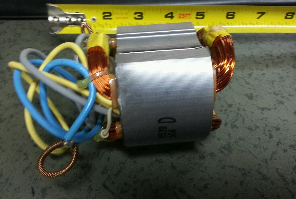 Conjunto de estator Hitachi 340-539D 120V pieza original para sierra compuesta deslizante Foto 2 de 4