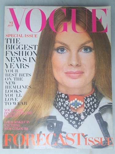 Vogue Magazine July 1970 Issue - Fashion Forecast Issue