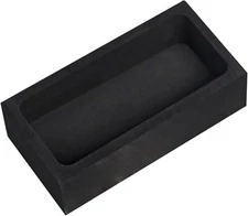 1kg Graphite Ingot Molds,Metal Melting Refining Tools for Casting Gold Silver...