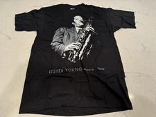 Vintage Lester Young Tshirt Size L