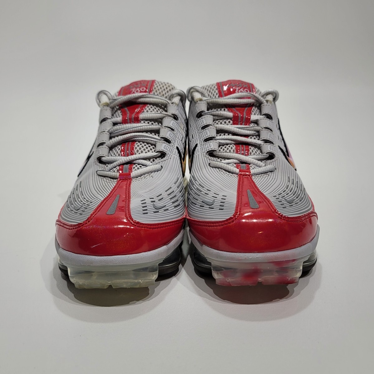 Nike Air VaporMax 360 OG “University Red” Grey Red 2020 SS Nike Air VaporMax 360 Mens 9.5 OG Gray Red History Of Air