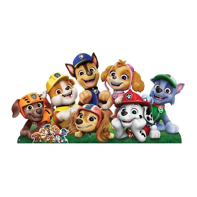 Paw Patrol Group Official Cardboard Cutout 94cm x 179cm Free Mini Standee Chase