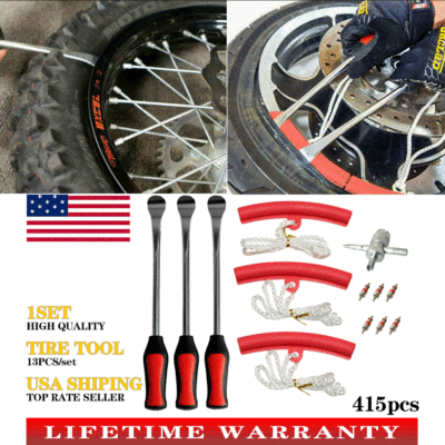 12 pc Tire Lever Tool Spoon Motorcycle Tire Change Bicycle Dirt Bike Touring Kit 12 pc Tire Lever Tool Spoon Motorcycle Tire Change Bicycle Dirt Bike Touring Kit