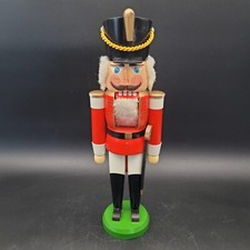 Vintage German Original Erzgebirge Expertic Nutcracker Soldier Guard GDR 14.5
