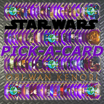 STAR WARS OBI-WAN KENOBI SEASON 1 PICK-A-CARD PURPLE PARALLEL #1-#100 TOPPS 2023