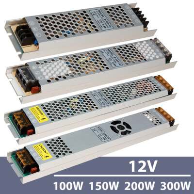 LED Trafo Transformator Treiber 12 Volt DC Driver 100W 150W 200W 300W High Power
