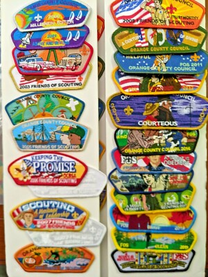 2000-2020 Orange County Council 23-Piece FOS CSP Set Trustworthy-Reverent Set