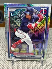 2024 Bowman Chrome #BCP-129 (1st) Byron Chourio Prospect (Mojo Refractor) Twins