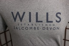 Jack Wills T Shirt Size Small Solid Gray Salcombe Devon