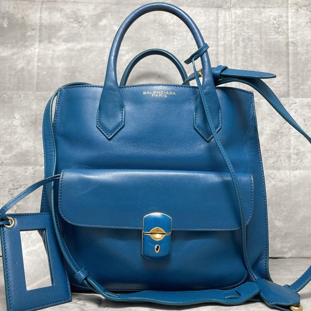 バッグ balenciaga paris archive leather bag Balenciaga bag 2way padlock leather all afternoon Rare color