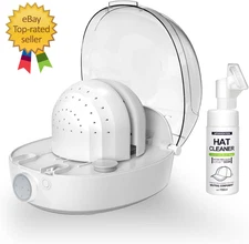 Automatic Cap Cleaner with Steam and Dry Steam Iron to Reshape the Hat Restore