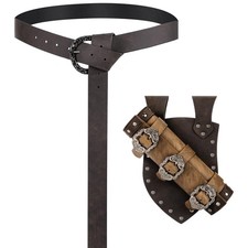 Adjustable Medieval Sword Belt Frog, Viking Sword Holster, Renaissance Belt f...